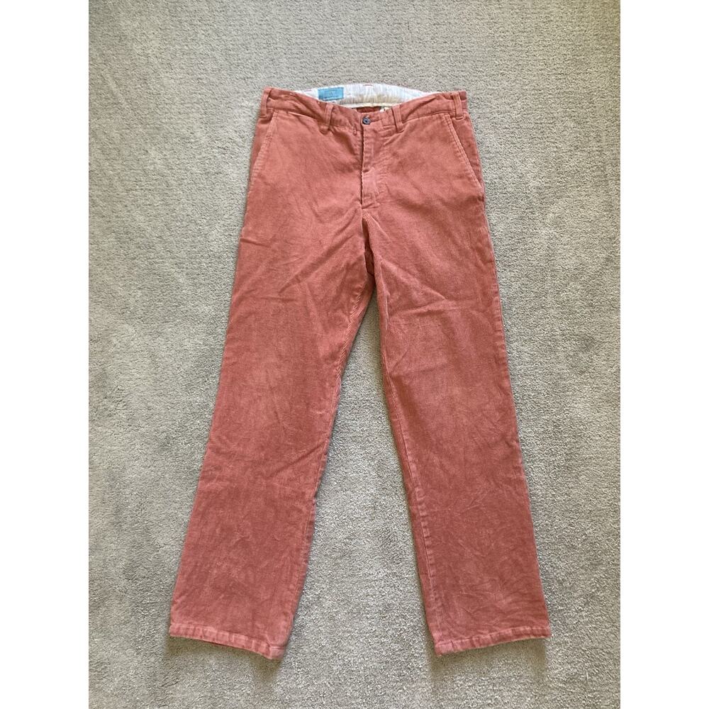 Mens Castaway Corduroy Pants Preppy East Coast 30x30 Salmon Nantucket Frat Work